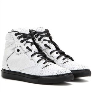 Balenciaga multi panel high top trainers